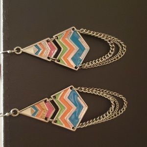 Chevron earrings